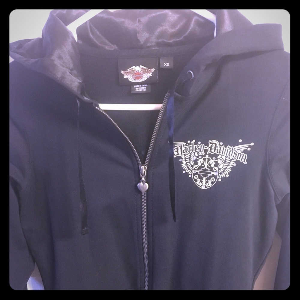 Harley Davidson zip up hoodie